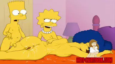 Порно мультик групповуха Симпсонов